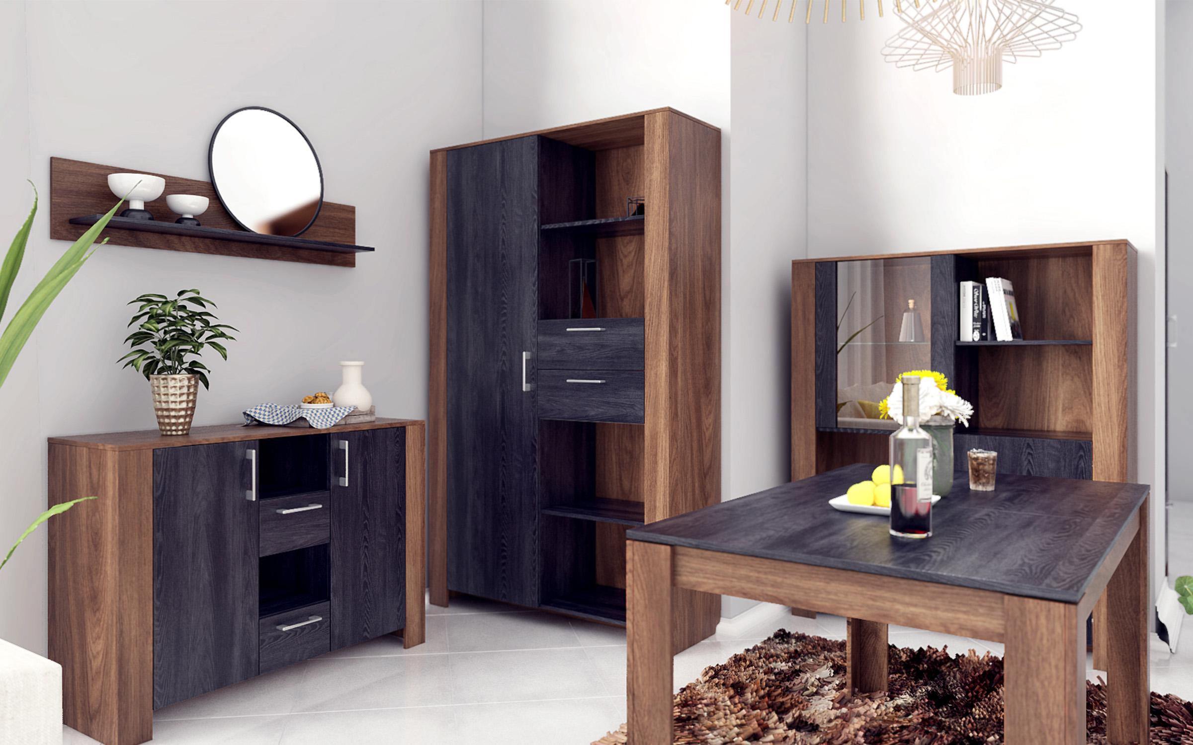 Dresser Bronx M02, Brandy Castello oak + carbon wood  2